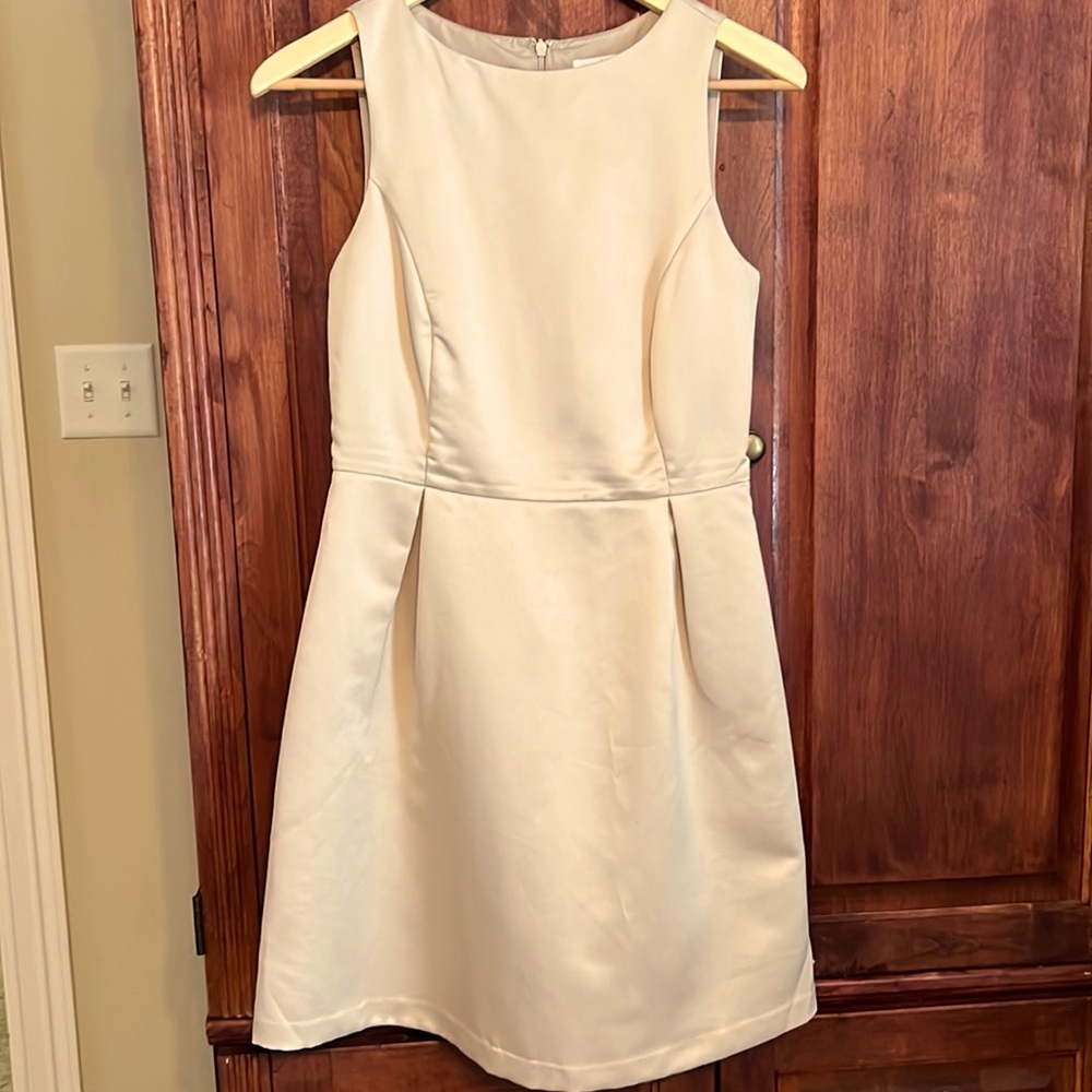 Champagne sleeveless dress Sz S
